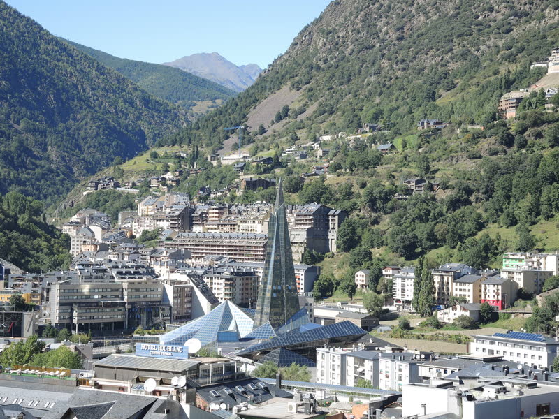 city view of Escaldes, Andorra